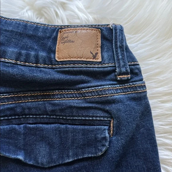 American Eagle Outfitters Dark Indigo Women's Boot Cut Jeans - Picture 6 of 6